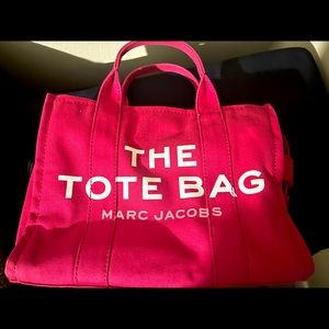 Marc Jacobs berry colored tote bag.
